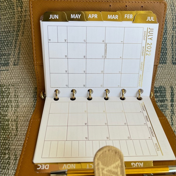 2026⚜️FITS Louis Vuitton 6 RING Agenda: PM MM GM Calendar + PEN & PAPER - Picture 8 of 14